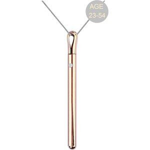 Rose Gold Necklaces for Women Long Pendant Necklace with Adjustable Chain